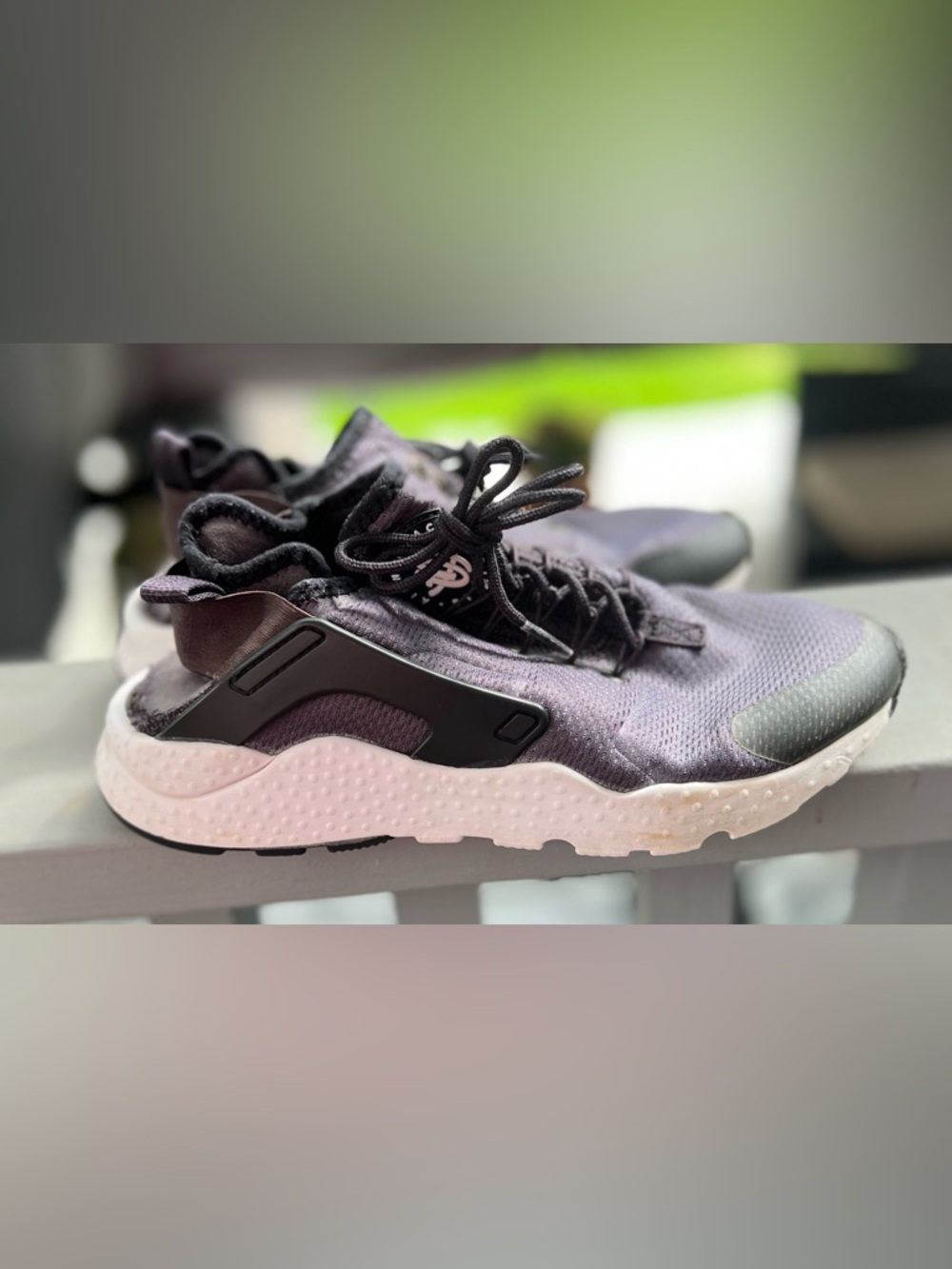 Nike Black and Light Pink Athletic Sneakers